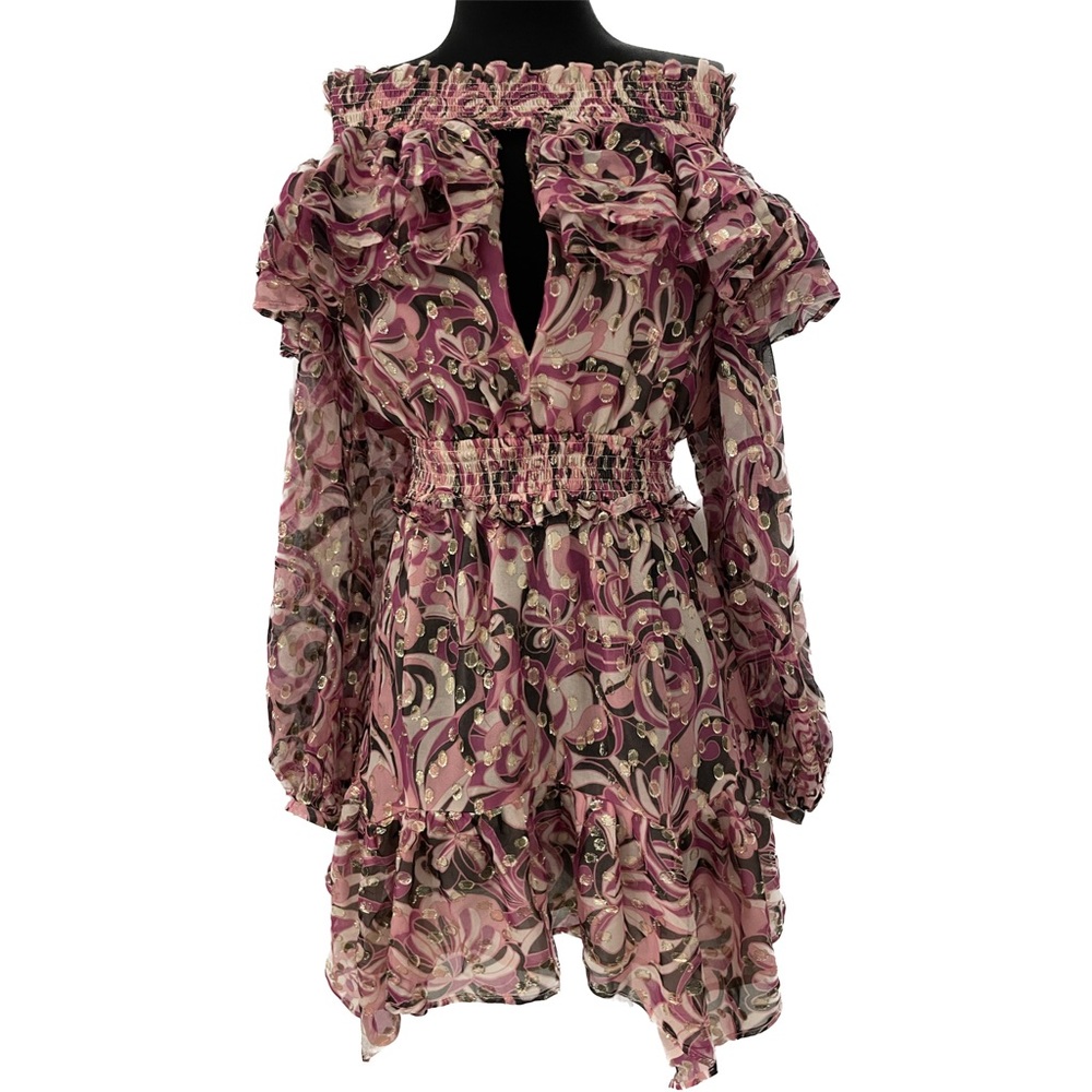 Dundas x Revolve Fleetwood Mini Dress in Multi Color Floral